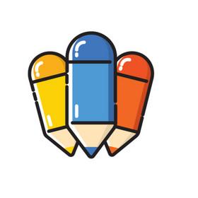 多色线性简约手机程序记录主题icon图标