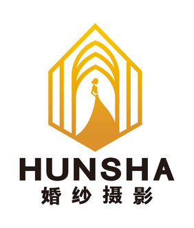 婚纱摄影婚纱租赁婚礼LOGO标志VI