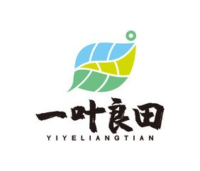 大米农业农田粮食叶子LOGO标志VI