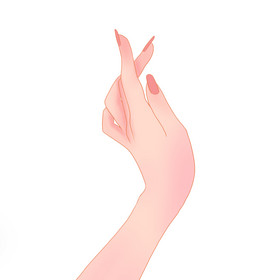 古风手插画图片