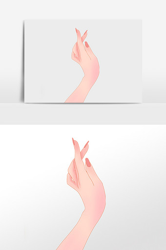 卡通手绘古风手插画