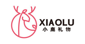 小鹿礼品店杂货铺小清新LOGO标志VI