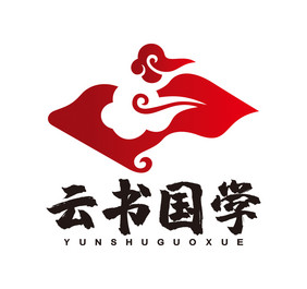 国学书院教育中国风LOGO标志VI