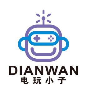 电玩电竞游戏机logo标志vi