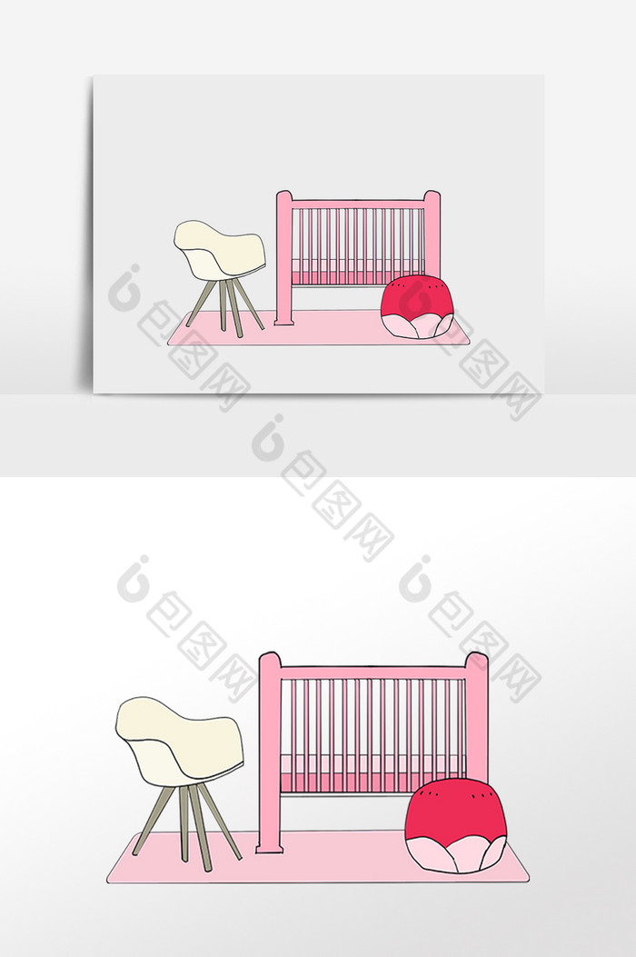 婴儿房家具摆设图片图片