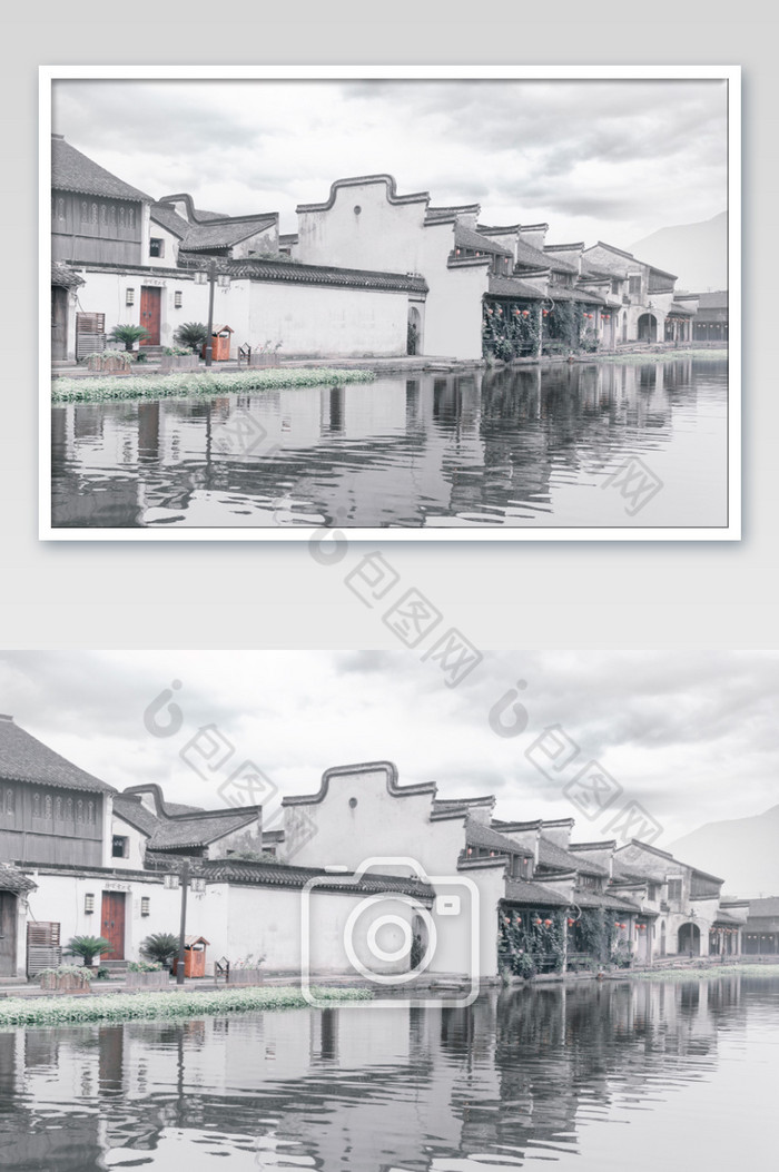 江西古镇徽式石城景区风光图片图片