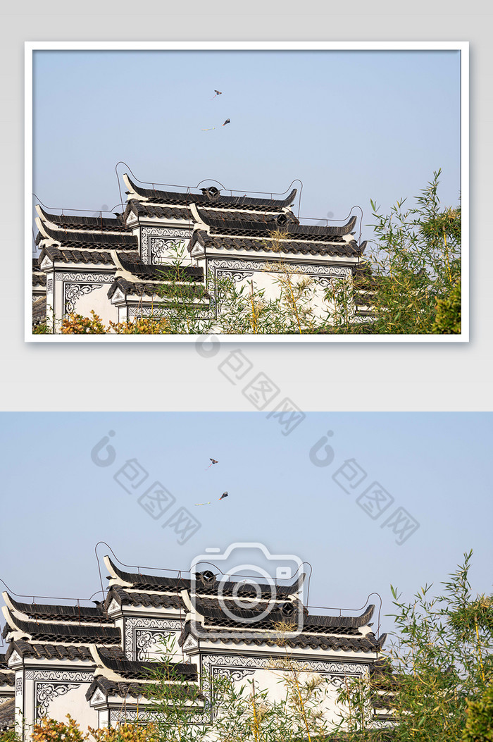 徽派建筑屋檐房檐