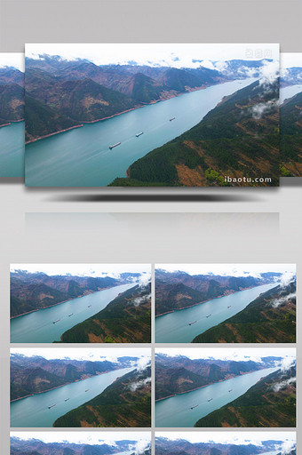 船舶运输大好河山长江水资源自然生态图片