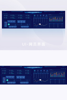 深蓝色能源公司运营监测可视化大数据平台