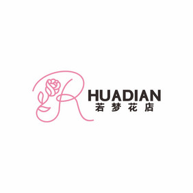 花店婚庆婚礼艺术传媒LOGO标志VI