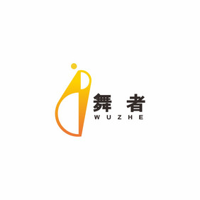 舞蹈学校舞蹈团舞者LOGO标志VI