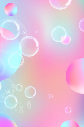 炫彩气泡液态纹理