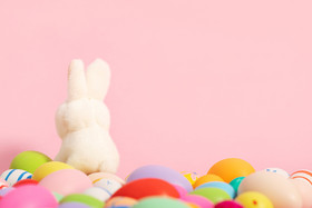 复活节创意兔子彩蛋海报