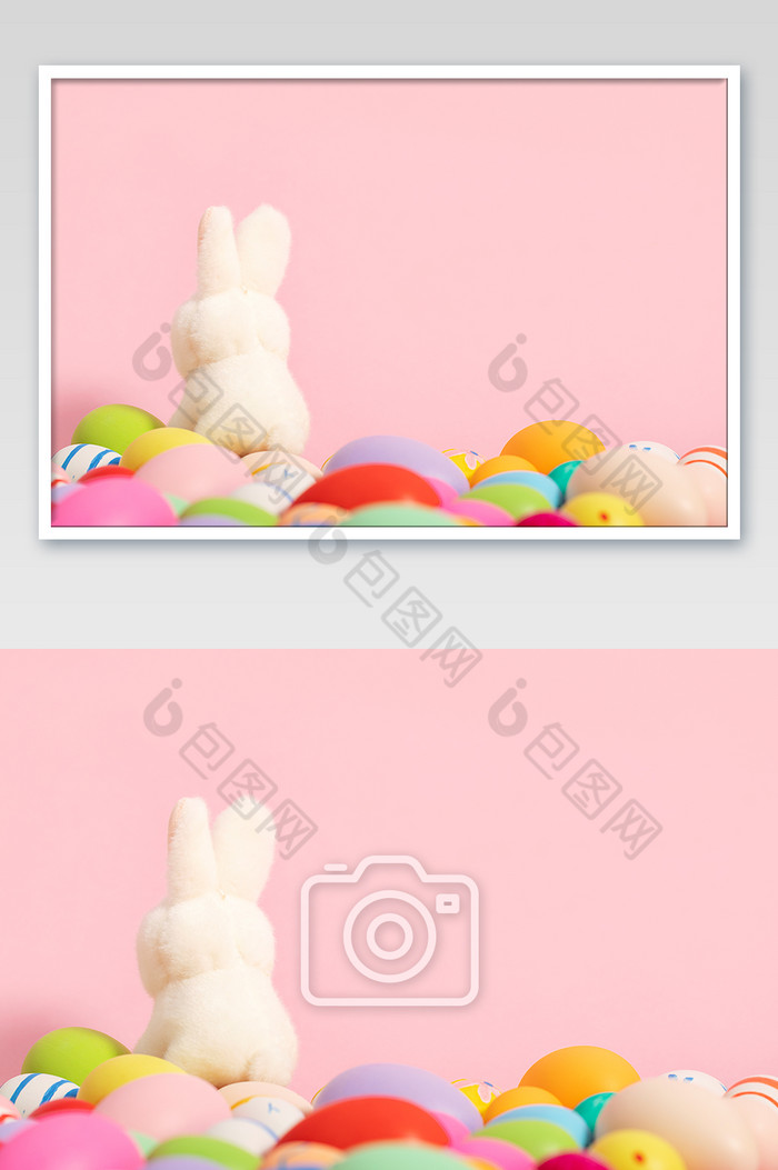 复活节创意兔子彩蛋海报图片图片