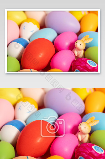 兔子复活节彩蛋素材图片