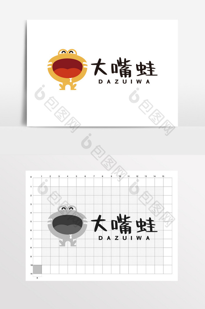 馋嘴零食店小吃零嘴LOGO标志VI