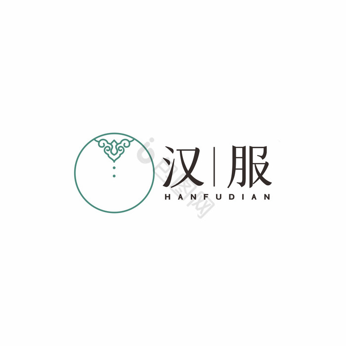 汉服服装店服装LOGO标志VI图片