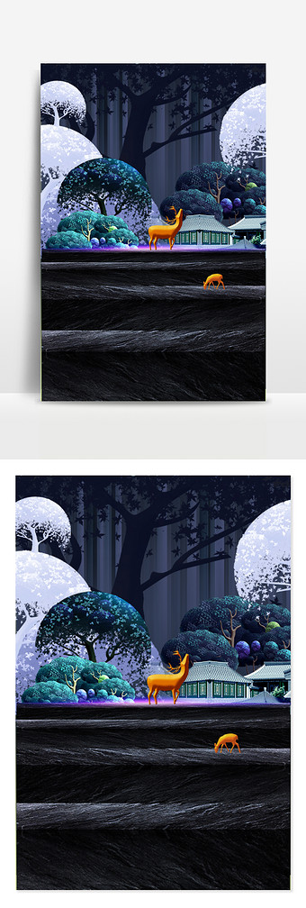 大气稳重房地产地产背景