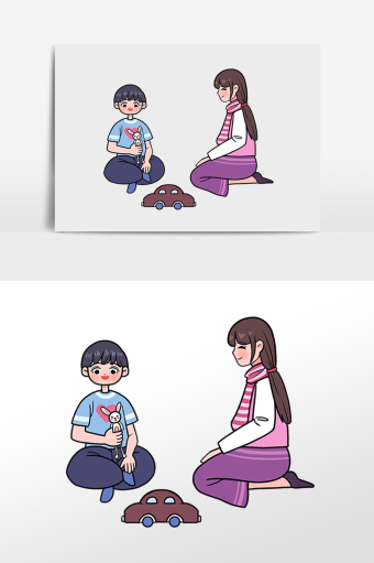 孩子妈妈图片本素材所属分类为孩子妈妈广告设计 ,主要用途为手绘卡通