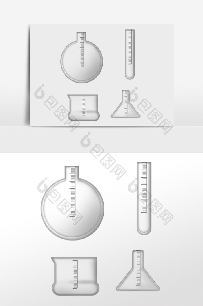 化学实验玻璃烧杯