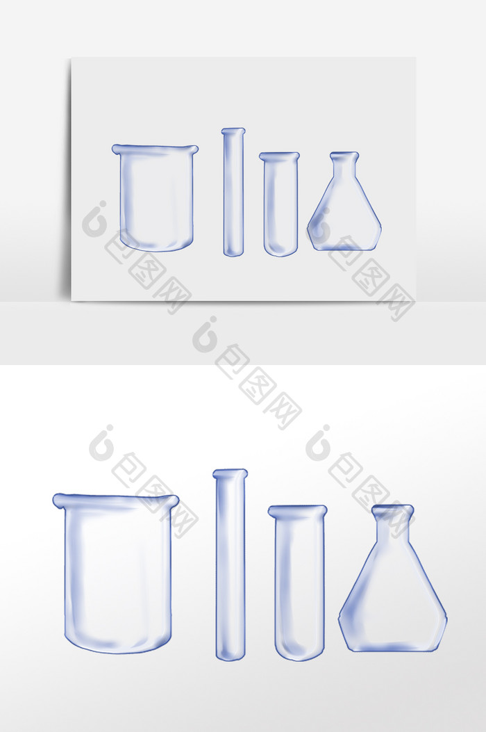医疗医学化学实验烧杯