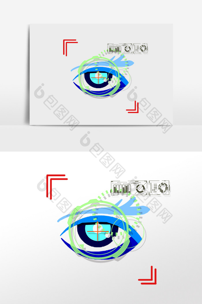 视网膜识别科技数码