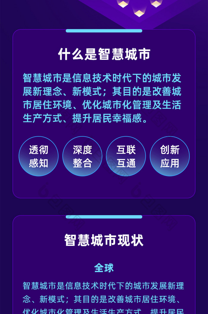 区块链智慧城市AI科技互联网H5活动页面