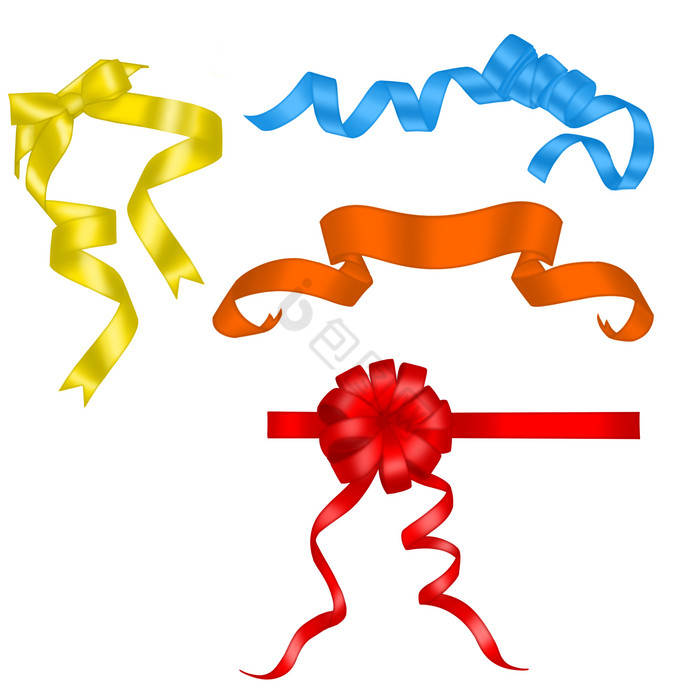 彩带飘带丝带蝴蝶结图片