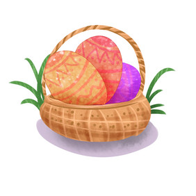 复活节一篮子彩蛋
