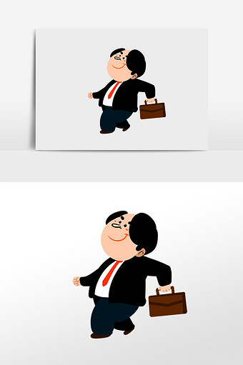 打卡图片本素材所属分类为职场下班打卡广告设计 ,主要用途为手绘卡通