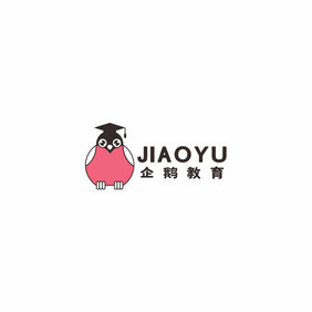 企鹅教育小鸟在线课堂LOGO标志VI