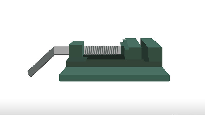 简单扁平画风机械设备类台虎钳mg动画