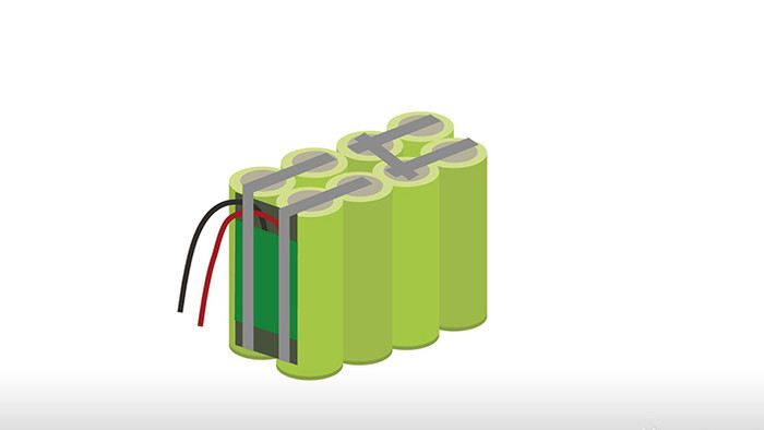 简单扁平画风家居类生活用品锂电池mg动画