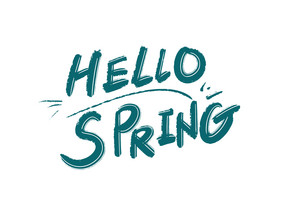 手写大气hello spring艺术字