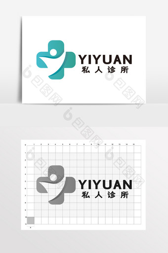 私人诊所医院药店LOGO标志VI图片