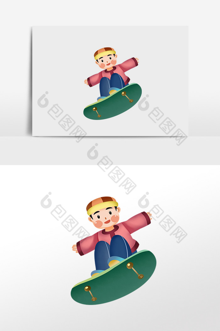 滑滑板男孩图片图片