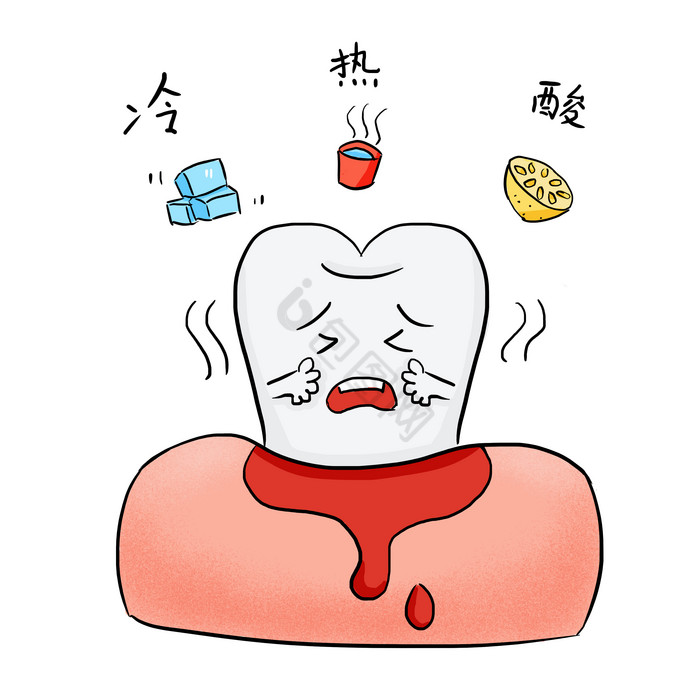 牙科牙齿牙周炎发炎图片