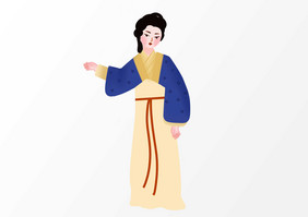 中国风古代仙女仕女汉服元素