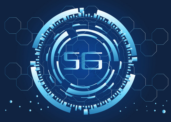 5G科技几何科技图片