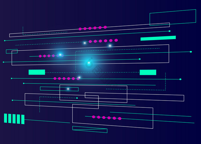 科技发光线条图片