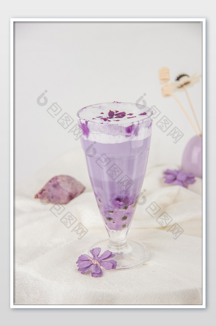 紫薯奶茶饮品摄影图图片图片