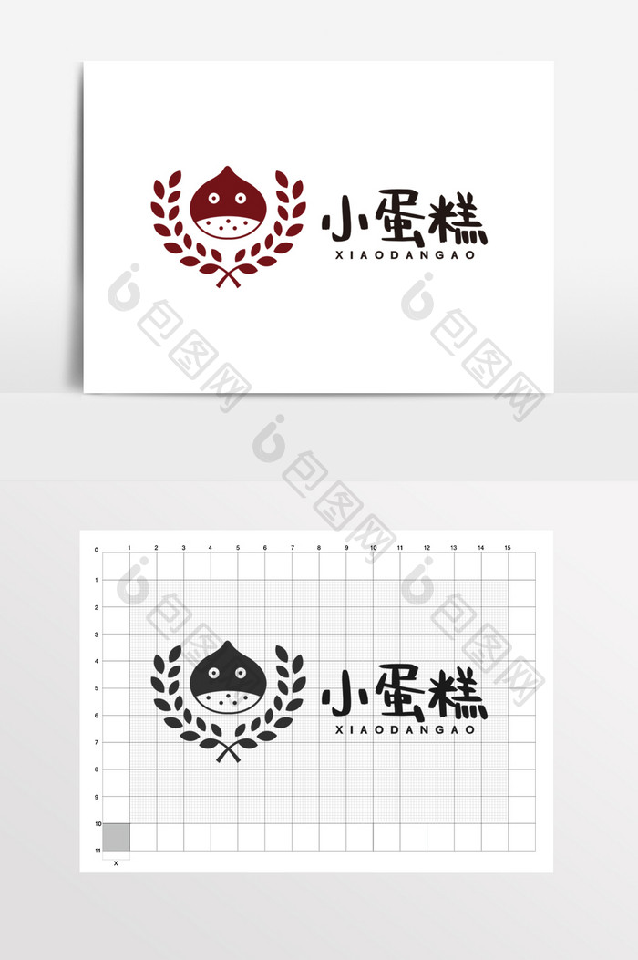 蛋糕店甜品店糖果屋LOGO标志VI