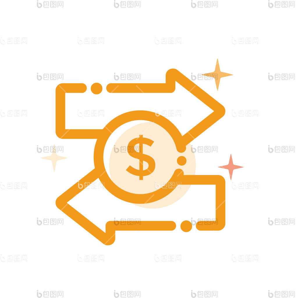 金色理财资金返还icon图标gif动图下载-包图网