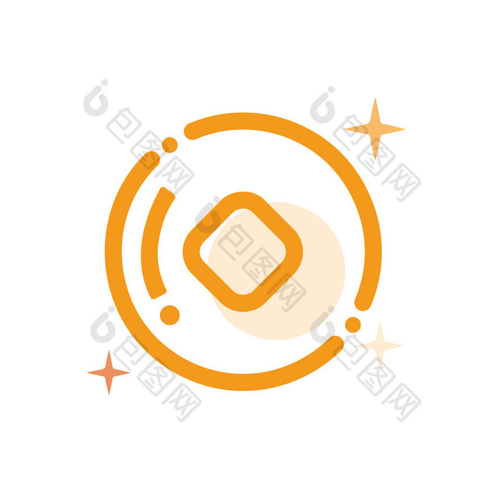 金色金融理财铜钱icon图标动图GIF
