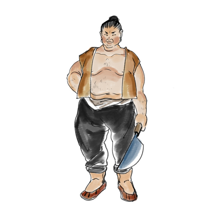 古代人物壮汉男人