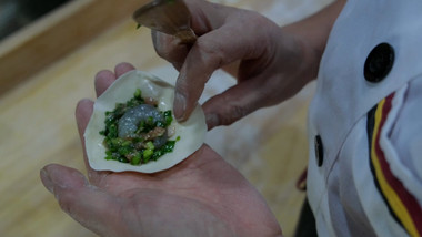 行业职业包水饺饺子馆手工水饺餐饮