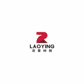 字母R科技数码科技电子鹰LOGO标志VI