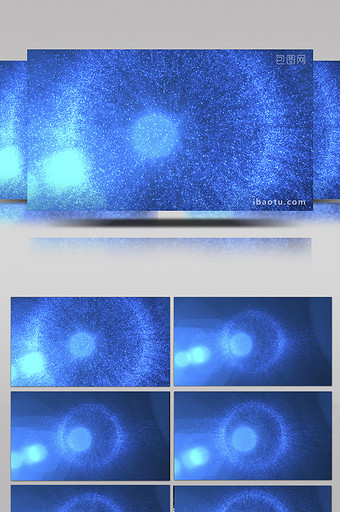 科技蓝色粒子背景视频图片