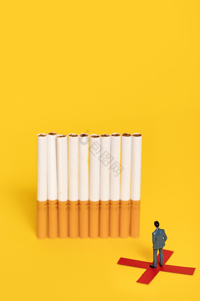 世界无烟日禁止吸烟创意微缩图图片