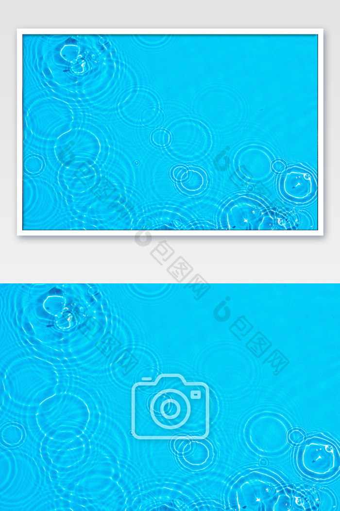 蓝色水波纹摄影图图片图片
